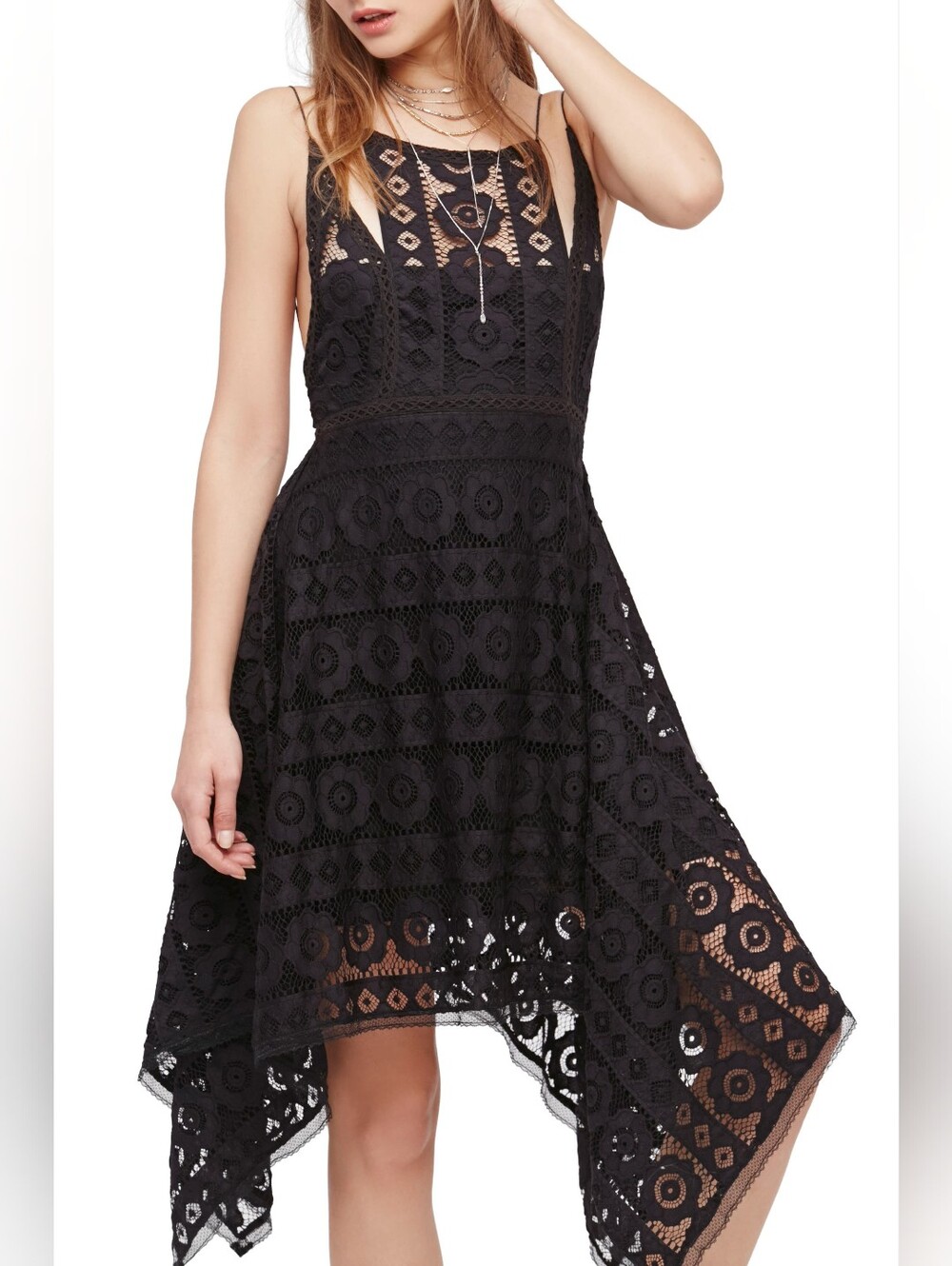Free People NWT Just Like Honey Lace Dress, Size 10 - Picture 3 of 15